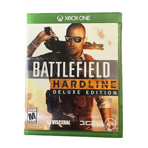 Battlefield Hardline Deluxe Edition (Xbox One, 2015) - Used, Tested, Case